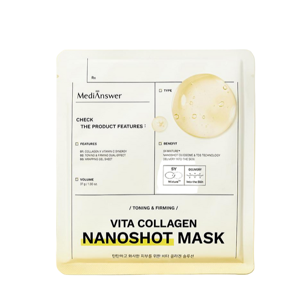 MediAnswer] Vita Collagen Nanoshot Mask – Yeppo & Soonsoo
