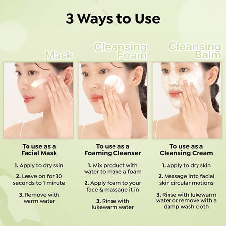 Ariul Apple Cider Whipping Cream Cleanser kÀyttötavat