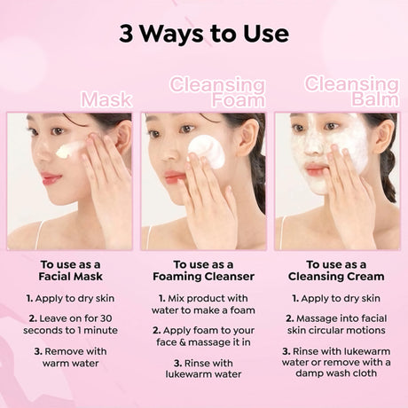 Ariul Peach Soda Whipping Cream Cleanser kÀyttötavat