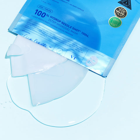 [VT Cosmetics] Hydrop Reedle Shot 100hL 2Step Hydrogel Mask