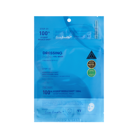 [VT Cosmetics] Hydrop Reedle Shot 100hL 2Step Hydrogel Mask