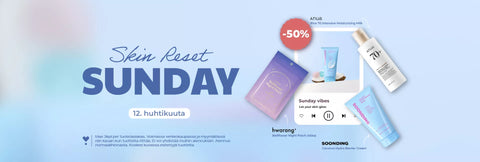 Skin Reset Sunday -50% on April 12, 2026