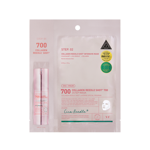 [VT Cosmetics] Collagen Reedle Shot 700 2Step Mask