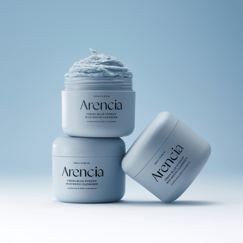 [Arencia] Fresh Blue Hyssop Rice Mochi Cleanser