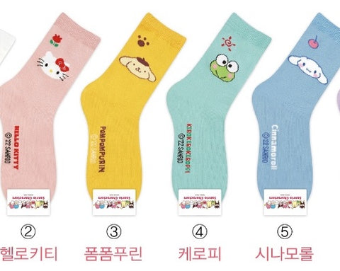 Sanrio Socks Pastel