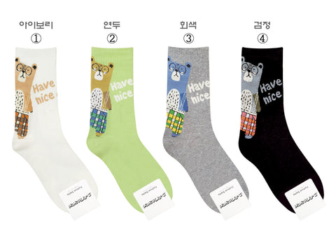 Nice Bear Socks