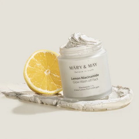 [Mary&May] Lemon Niacinamide Glow Wash Off Pack