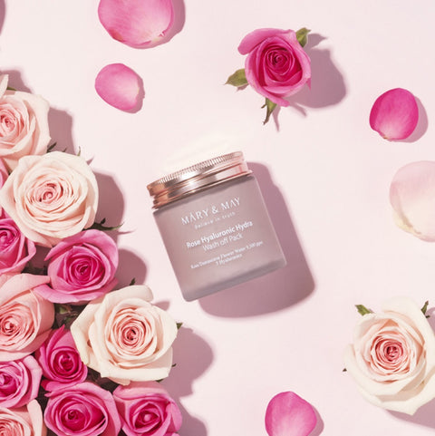 [Mary&May] Rose Hyaluronic Hydra Wash Off Mask Pack