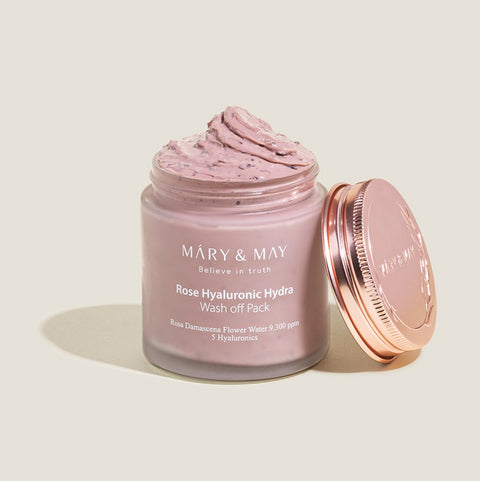 [Mary&May] Rose Hyaluronic Hydra Wash Off Mask Pack