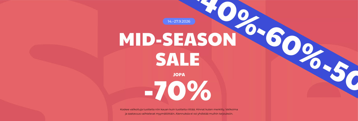 Mid-Season Sale jopa 70%