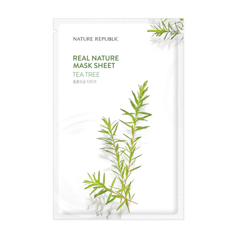 [Nature Republic] Real Nature Tea Tree Mask Sheet