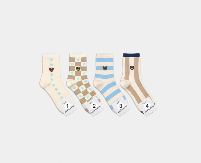 Fancy Bear Socks