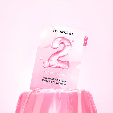 [Numbuzin] No.2 Rose PDRN Collagen Plumping Sheet Mask (1ea)