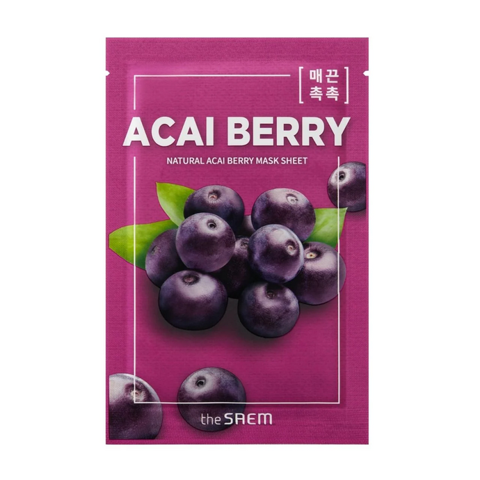 [The Saem] Natural Acai Berry Mask Sheet