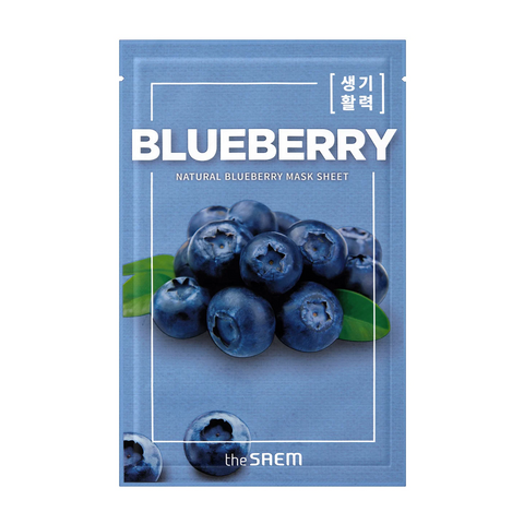 [The Saem] Natural Blueberry Mask Sheet