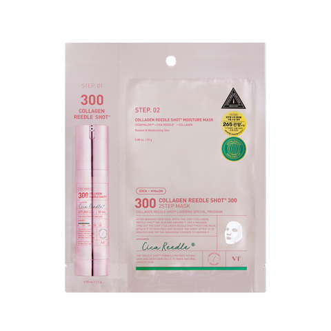 [VT Cosmetics] Collagen Reedle Shot 300 2Step Mask