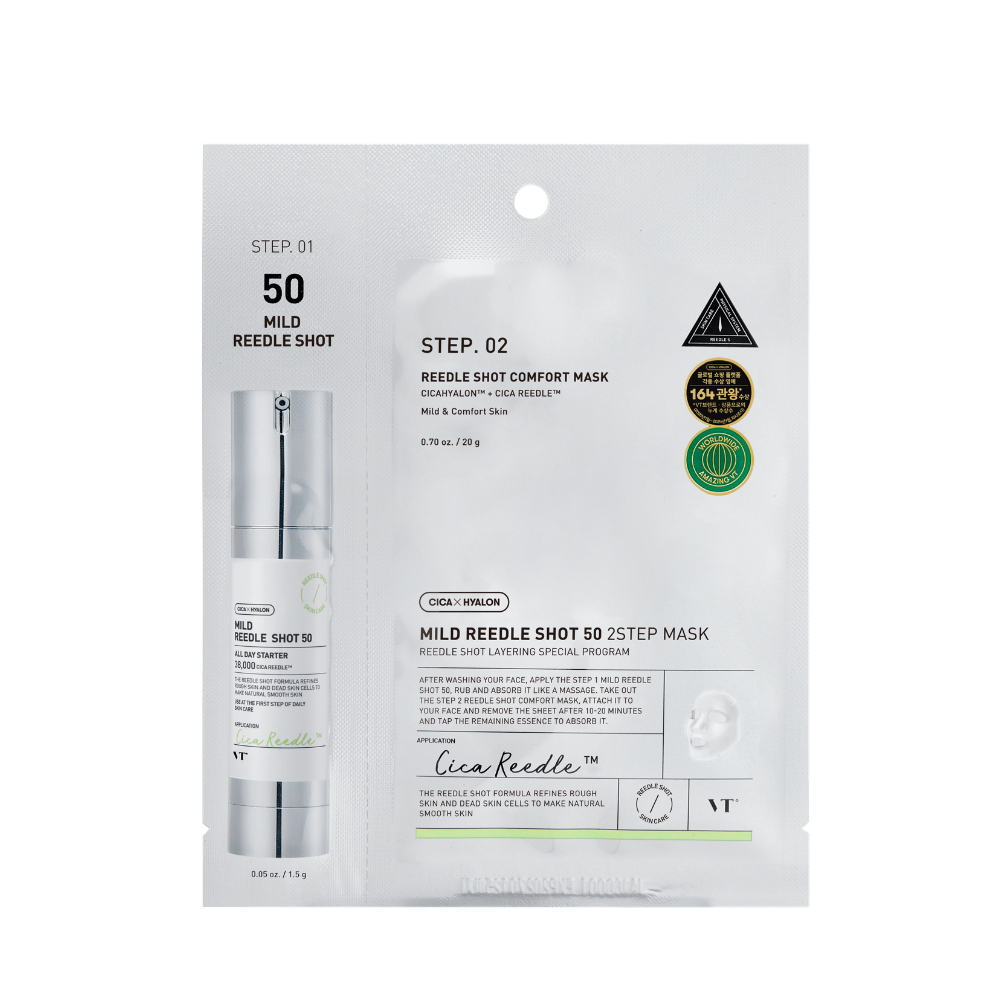 [VT Cosmetics] Mild Reedle Shot 50 2Step Maske