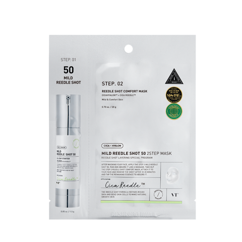 [VT Cosmetics] Mild Reedle Shot 50 2Step Mask