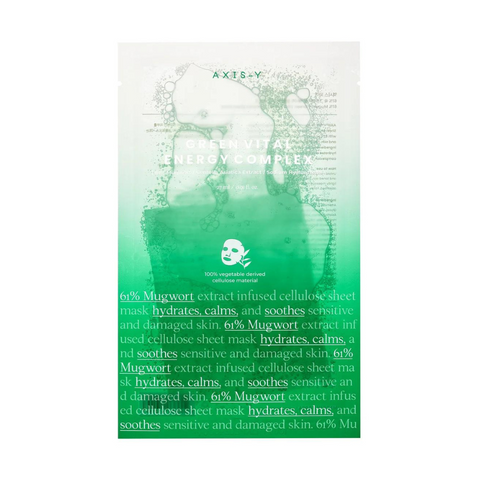 [Axis-Y] Mugwort Green Vital Energy Complex Sheet Mask