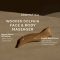 Aromatica Wooden Dolphin Face & Body Massage Tool tuotekuva ja info