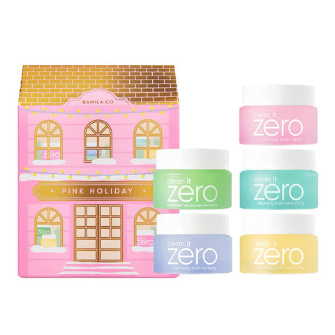 Banila Co Clean it Zero Pink Holiday Cleansing Mini Set