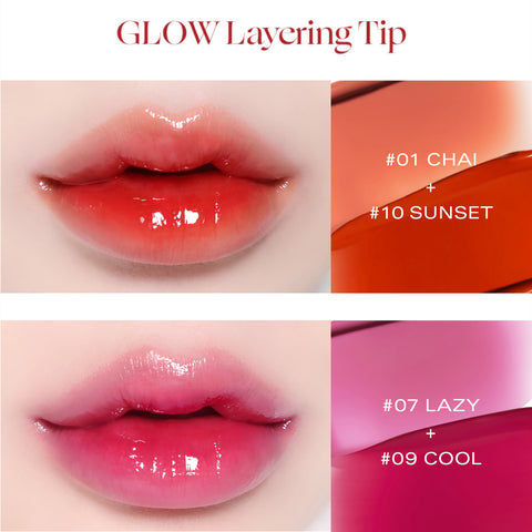 [BBIA] Glow Lip Tint sävy yhdistelmät