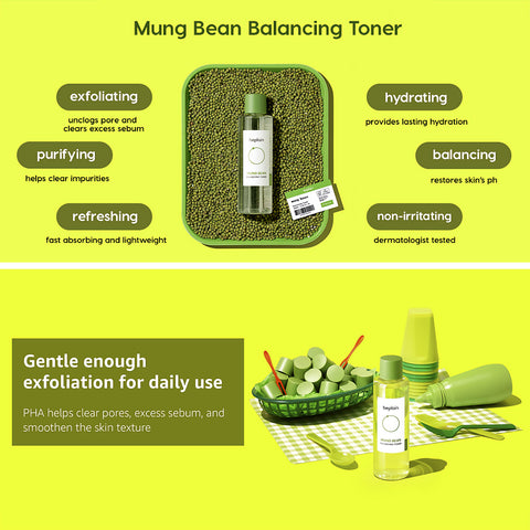 Beplain Mung Bean Balancing Toner info