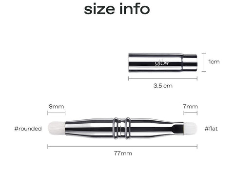 [glow] portable lip & eye brush