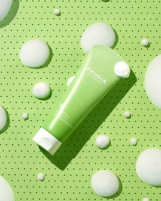 Frudia Green grape pore control scrub foam