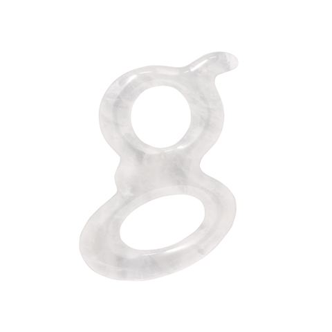 [glow] natural rock quartz detox gua sha