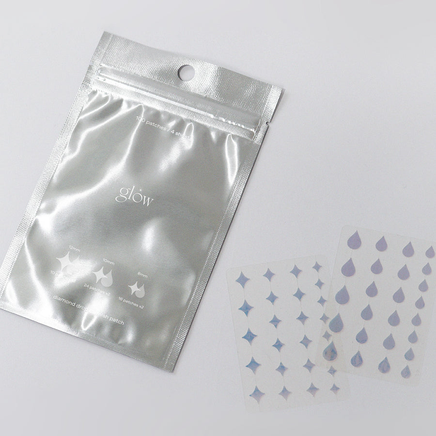 [glow] Diamant Tropfen Makel Pflaster (100 Stk.)