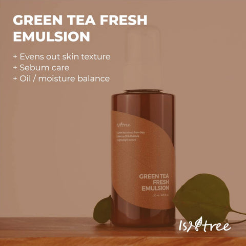 Isntree Green Tea Fresh Emulsion info