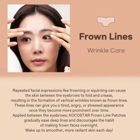 [Kocostar] Ultimate Face Patches - Stirnfalten (6 Stück)