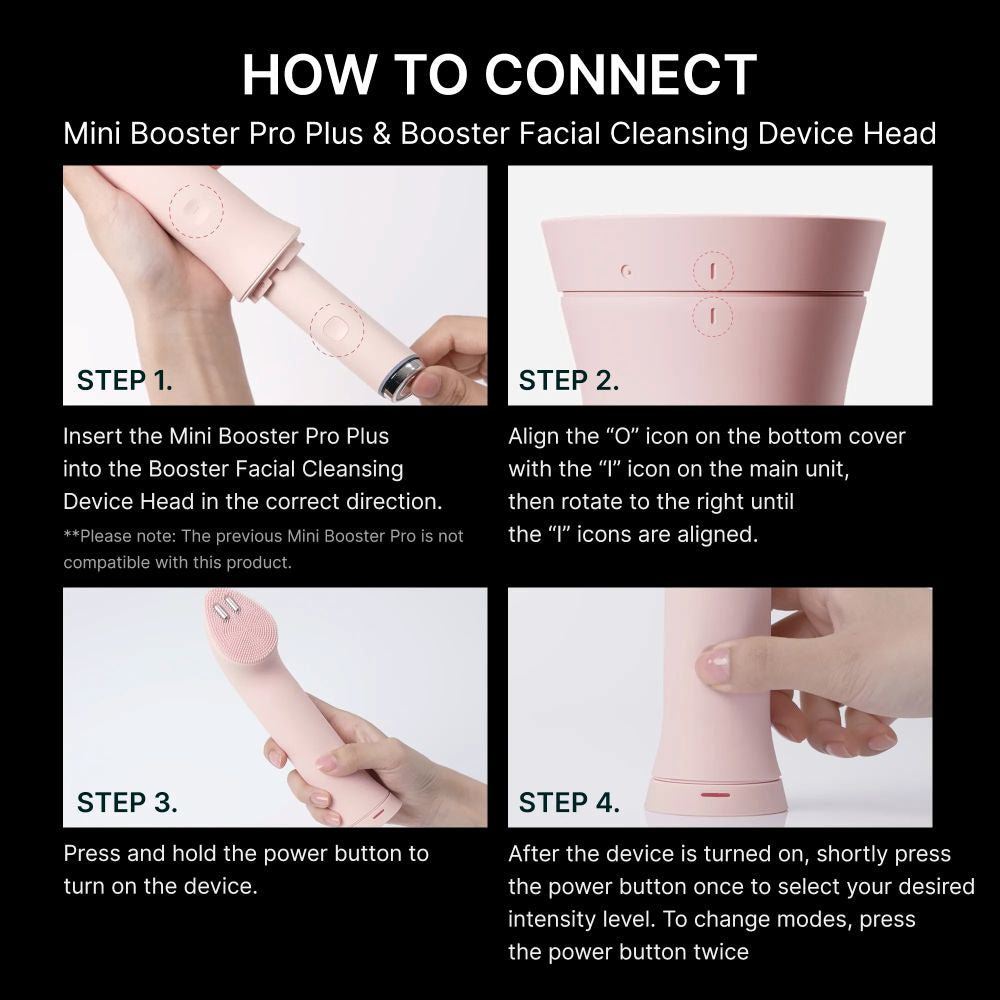 [medicube] AGE-R Booster Facial Cleansing Device Head