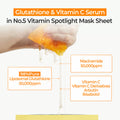 [Numbuzin] No.5 Vitamin Spotlight Sheet Mask ainesosat info