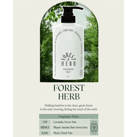 odiD Milk Protein Intensive Shampoo tuoksu Forest Herb