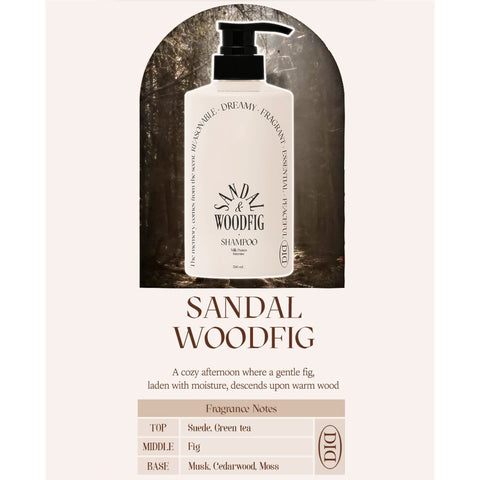 odiD Milk Protein Intensive Shampoo tuoksu Sandalwood Fig