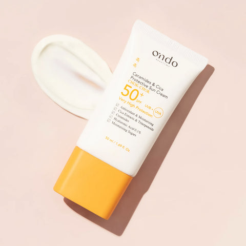 Ondo Beauty 36.5 Ceramides & Cica Protective Sun Cream tekstuuri