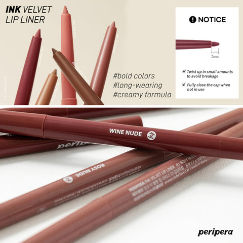 Peripera Ink Velvet Lip Liner info ja tuotekuva