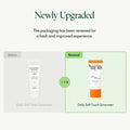 Purito Seoul Daily Soft Touch Sunscreen uudistunut pakkaus ja nimi