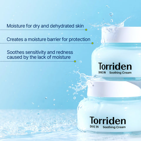 Torriden DIVE-IN Hyaluronic Acid Soothing Cream info
