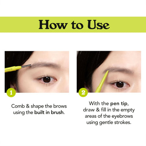 Unleashia Shaper Defining Eyebrow Pencil käyttöohje