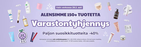 Varastontyhjennys - Paljon suosikkituotteita -40%
