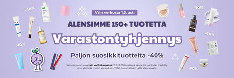 Varastontyhjennys - Paljon suosikkituotteita -40%