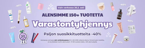 Varastontyhjennys - Paljon suosikkituotteita -40%