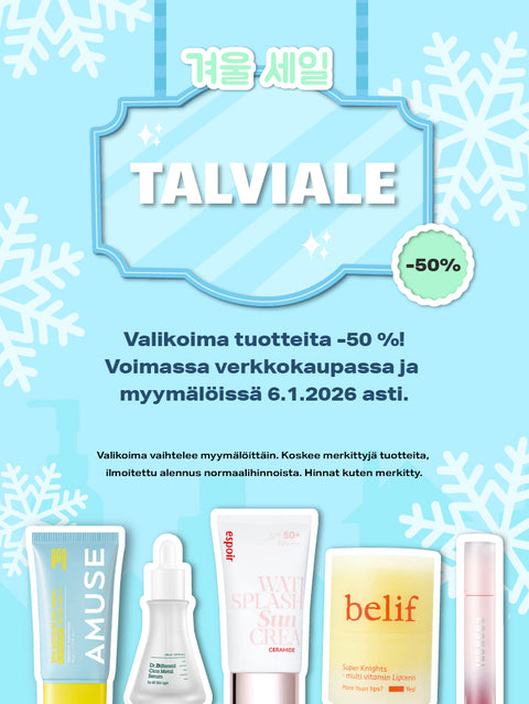 Talviale, valikoidut tuotteet -50%
