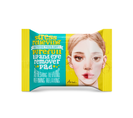 [Ariul] Stress Relieving Purefull Lip and Eye Remover Pad