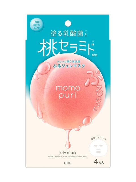 [BCL] Momopuri Jelly Mask (4pcs)
