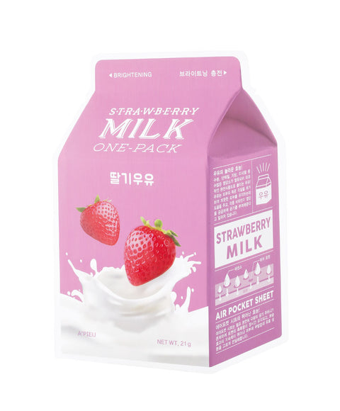 [A'pieu] Strawberry Milk One-Pack Facemask