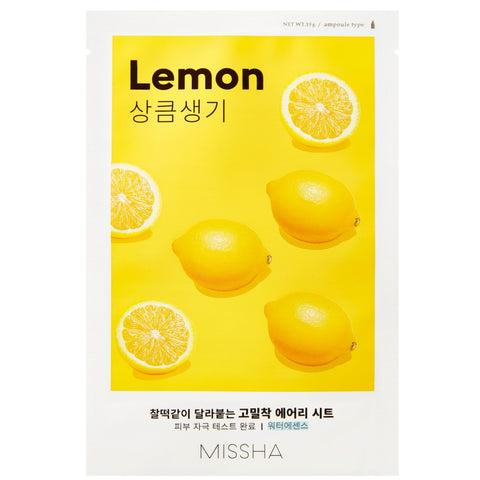 [Missha] Airy Fit Sheet Mask Lemon